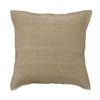 Kuddfodral khaki linne 50x50 cm