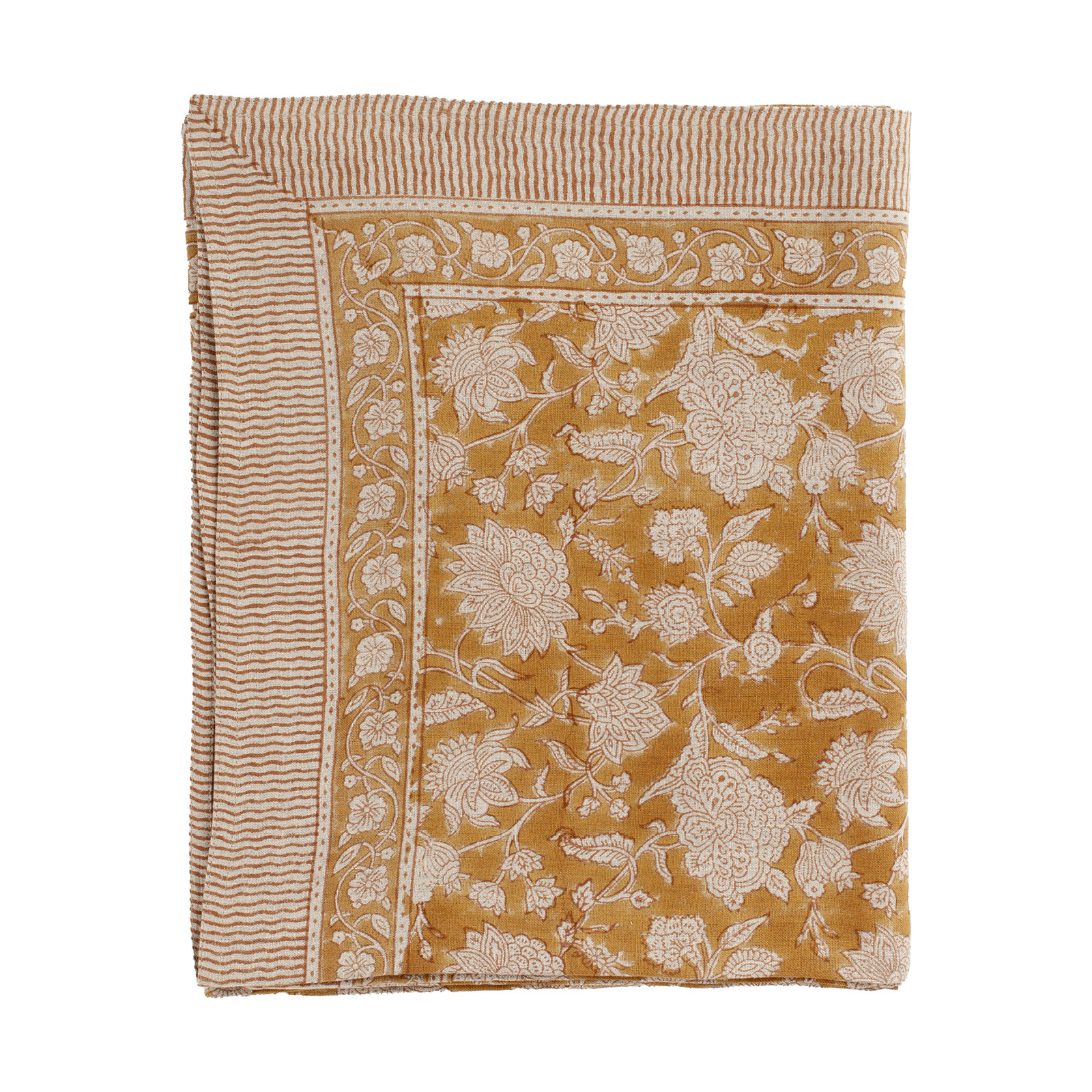 Duk Indian Rose 170x270 ochre linne