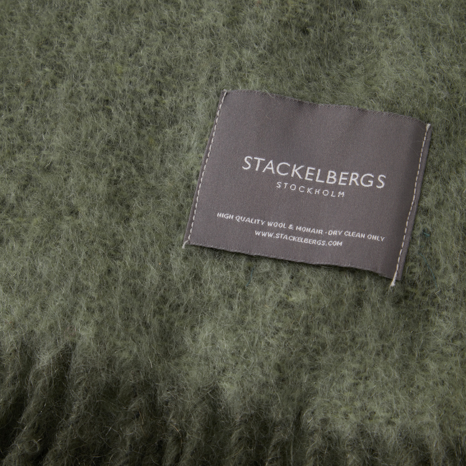 Pläd  Moss & Green Melange Melange mohair