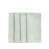 Servett 4-pack Stripe Indian summer green 50x50 cm 